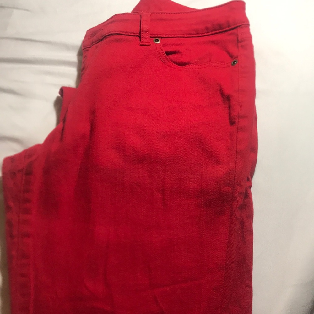 The Limited Red Denim